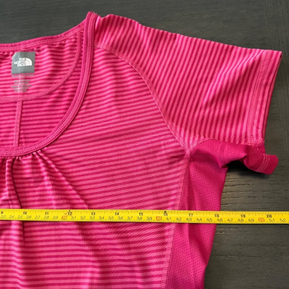 The North‎ Face Women’s striped outdoor hiking camping wicking top Size L - Picture 5 of 8